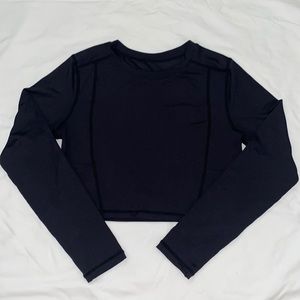 Crop top Athletic long sleeve shirt